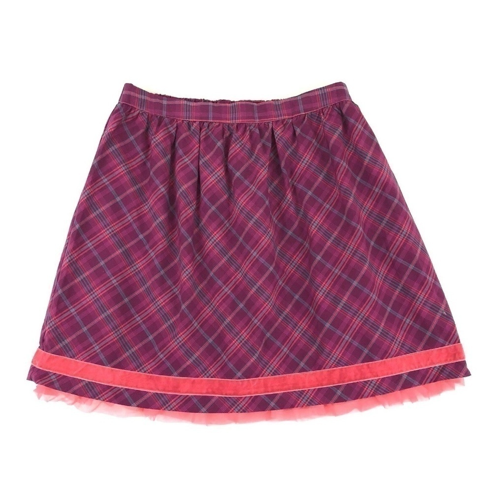 Matilda Jane Women's Medium M Circle Skirt Tinsley Skirt Style 19602B Plaid NWT